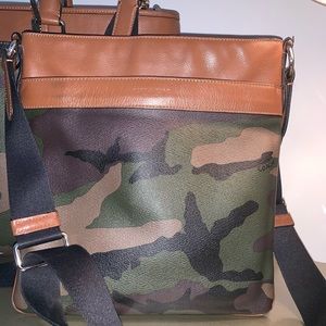 Unisex Coach Camouflage Coach Crossbody